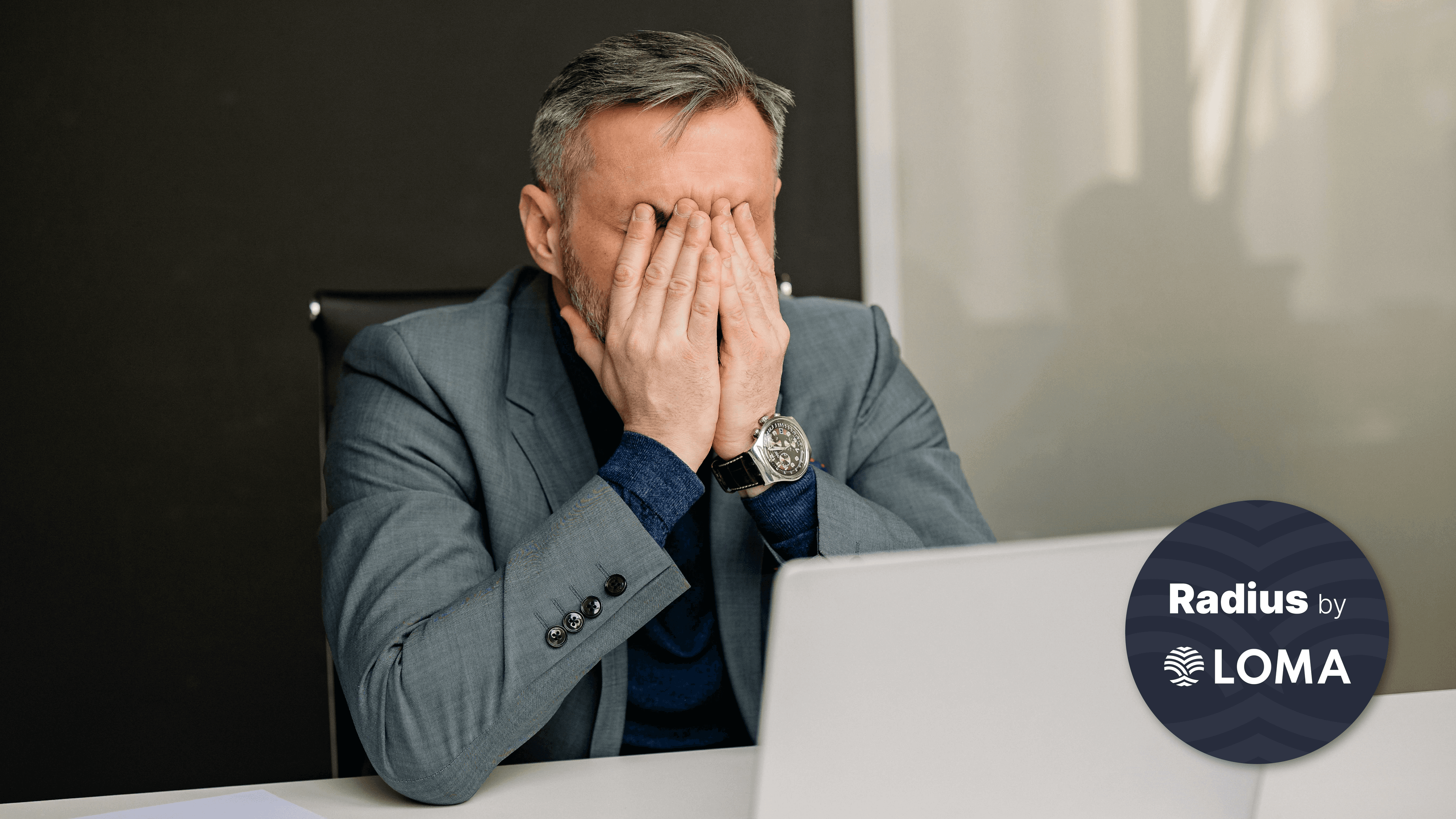 frustrated businessman